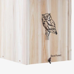 Attract Screech Owls & Kestrels – BestNest Cedar Nesting House -The Birdhouse Chick 1