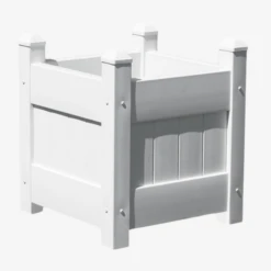 Vinyl Planter Box - 16" White -The Birdhouse Chick 16 White Vinyl Planter Box
