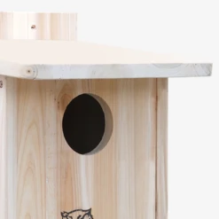 Attract Screech Owls & Kestrels – BestNest Cedar Nesting House -The Birdhouse Chick 3