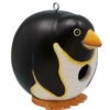 Penguin Wood Birdhouse 1 Penguin Wood Birdhouse -The Birdhouse Chick 38800 82