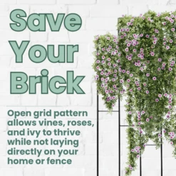 64'' Contemporary Matte Black Steel Trellis โ Staggered Geometric Rectangular Garden Support 9 64'' Contemporary Matte Black Steel Trellis โ Staggered Geometric Rectangular Garden Support -The Birdhouse Chick 64 Contemporary Black Metal Trellis 3 85e7a2b3 5d6c 4972 80a5 bf94684f0ea7