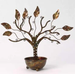 Tree Of Life Large Jewelry Tree With Bowl
