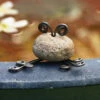 River Stone Frog Critter-Mini -The Birdhouse Chick ANCT RVRFRG SM
