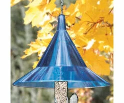 Mandarin Hanging Squirrel Baffle 8 Mandarin Hanging Squirrel Baffle -The Birdhouse Chick AR154B