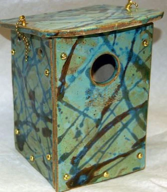 Orchard Nest Box- Teal Or Cobalt