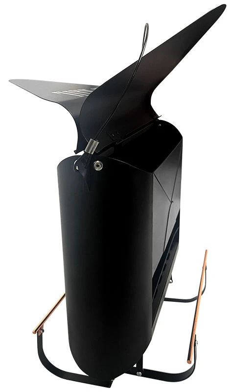 Air Mail Mailbox Squirrel-Resistant Bird Feeder β Black Metal Weight-Sensitive Hanging Feeder 4 Air Mail Mailbox Squirrel-Resistant Bird Feeder β Black Metal Weight-Sensitive Hanging Feeder - Image 2