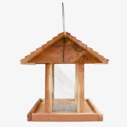 Handmade Amish Cedar Hopper Feeder – Seed Cylinder Design 9 Handmade Amish Cedar Hopper Feeder – Seed Cylinder Design -The Birdhouse Chick Amish Made Cedar Hopper Feeder with Seed Cylinder Durable and Natural Design 3