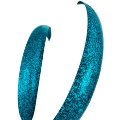 Aqua Swirl Wind Spinner -The Birdhouse Chick Aqua Swirl Wind Spinner Detail of Blue Blades