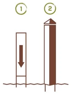 Be Proud Art Pole – 40 Inch Love is Love Rainbow Garden Stake Decor -The Birdhouse Chick Art Pole Installation