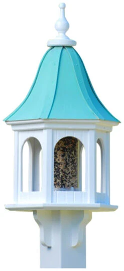 Copper Roof Gazebo Bird Feeder Bell Shape - 28x12 -The Birdhouse Chick BF12 PC PANELS df49314d 9749 4013 b0ae 879e934f42d1