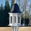 Luxury Black Vinyl Gazebo Bird Feeder- Vinyl/PVC 36x14 -The Birdhouse Chick BF14 BLK Bell