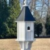 Luxury Black Vinyl House 28x10- 1 Perch 1 Luxury Black Vinyl House 28x10- 1 Perch -The Birdhouse Chick BH10 BLK Perch
