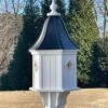 Luxury Black Vinyl House 28x12- 3 Portals -The Birdhouse Chick BH12 3CP BLK