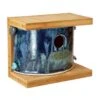 Bamboo & Stoneware Mod Birdhouse -The Birdhouse Chick Bamboo Stoneware Mod Birdhouse