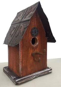 Barn Wood & Tin Rustic Birdhouses 29 Barn Wood & Tin Rustic Birdhouses -The Birdhouse Chick Barn wood rustic birdhouse rust