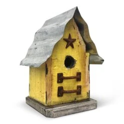 Barn Wood & Tin Rustic Birdhouses 21 Barn Wood & Tin Rustic Birdhouses -The Birdhouse Chick BarnWood Tin Rustic Birdhouse