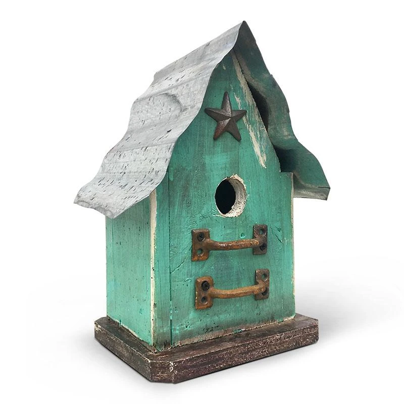 Barn Wood & Tin Rustic Birdhouses 16 Barn Wood & Tin Rustic Birdhouses - Image 14