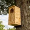 Barred Owl House Assembled Or Kit 1 Barred Owl House Assembled Or Kit -The Birdhouse Chick Barred Owl House