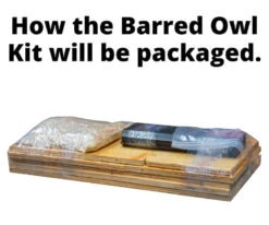 Barred Owl House Assembled Or Kit -The Birdhouse Chick Barred Owl House Kit