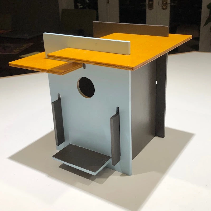 Box For Birds Birdhouse Kit- Modern 5 Box For Birds Birdhouse Kit- Modern - Image 3