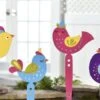 Birdie Garden Stakes Set/4 2 Birdie Garden Stakes Set/4 -The Birdhouse Chick Birdie Garden Stakes