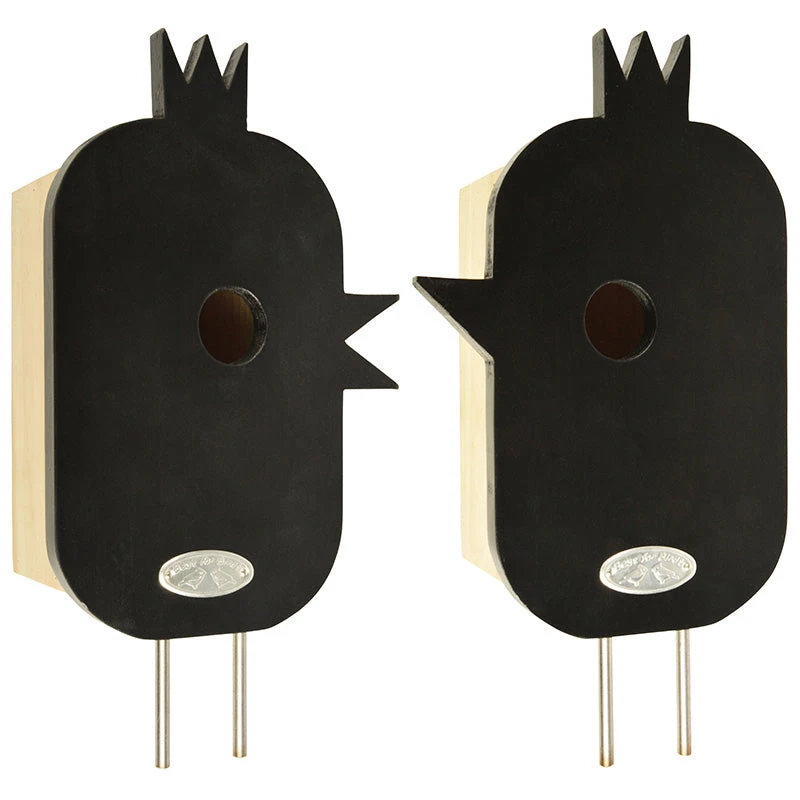 ESSCHERT DESIGN Birdies Wren Birdhouse Set 3 ESSCHERT DESIGN Birdies Wren Birdhouse Set