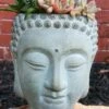 Buddha Head Planter -The Birdhouse Chick Buddha Head Planter