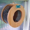 Handcrafted Mahogany Port Hole Window Bird Feeder – USA Made Transparent Birdhouse -The Birdhouse Chick CS 29000