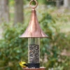 Castella Bird Feeder-Solid Copper -The Birdhouse Chick Castella bird feeder solid copper