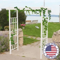 Classic Garden Arbor -The Birdhouse Chick Classic Garden Arbor with Climbing Ivy Plants