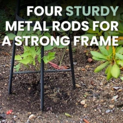 Obelisk Oasis Climbing Trellis -The Birdhouse Chick Close up of Obelisk Oasis Climbing Trellis with Leaf Accents