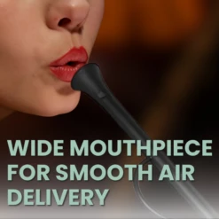 Blaze Booster Fire Blowpipe 9 Blaze Booster Fire Blowpipe -The Birdhouse Chick Close up of the wide mouthpiece of Blaze Booster Fire Blowpipe