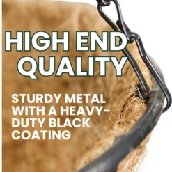 Coco Liner Hanging Planter -The Birdhouse Chick Coco Liner Hanging Planter Close up View