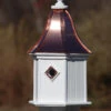 Copper Roof Birdhouse 28x12- 3 Portals -The Birdhouse Chick Copper Roof Birdhouse 3 Portals