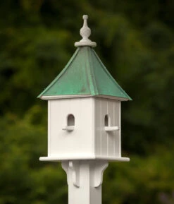 Copper Roof Birdhouse 28x10- 4 Perches