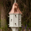 Copper Roof Dovecote Birdhouse 42x16 1 Copper Roof Dovecote Birdhouse 42x16 -The Birdhouse Chick Copper Roof Dovecote Birdhouse 42x16 1