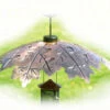Bird Feeder Weather Guard-Brushed Copper -The Birdhouse Chick Copper leaf weather shield