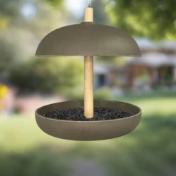Minimalist Covered Platform Bird Feeder
