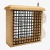 Coveside Window-Mounted Suet Bird Feeder – Natural White Pine with Dual Suction Cups -The Birdhouse Chick Coveside Window Mounted Suet Feeder Easy Install Bird Feeder for Backyard Birdwatching