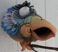 Colorful Looney Bird Birdhouse