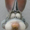 Ceramic Rabbit Birdhouse