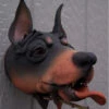 Doberman Ceramic Birdhouse -The Birdhouse Chick DF WM23 18f303e7 8dfb 4e84 b986 52dc09fd9ee2