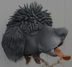 Poodle Ceramic Birdhouse