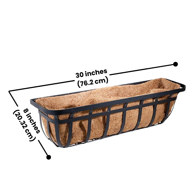 Deck Railing Wrought Planter 7 Deck Railing Wrought Planter - Image 5