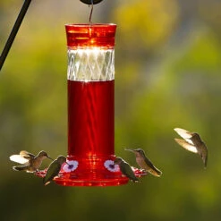 Diamond Ruby Hummingbird Feeder