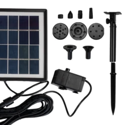 Solar Bubbler Bird Bath Deck Mount -The Birdhouse Chick Eco Friendly Solar Bubbler