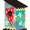 Folk Garden Vinyl Birdhouse 2 Folk Garden Vinyl Birdhouse -The Birdhouse Chick Folk Garden Vinyl Birdhouse