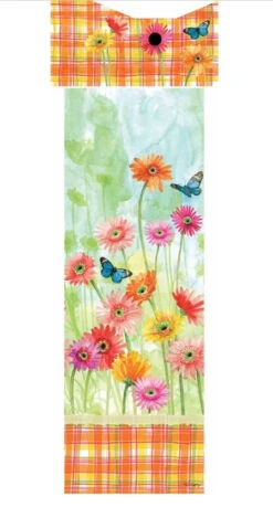 Birdhouse Art Poles 6 Ft. Post -The Birdhouse Chick GerberaDaisy4 sided artwork