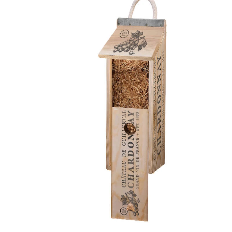 Wine Crate Birdhouse 4 Wine Crate Birdhouse - Image 2
