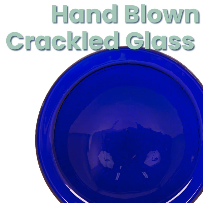 Solar Deck Mount Glass Birdbath 6 Solar Deck Mount Glass Birdbath - Image 4